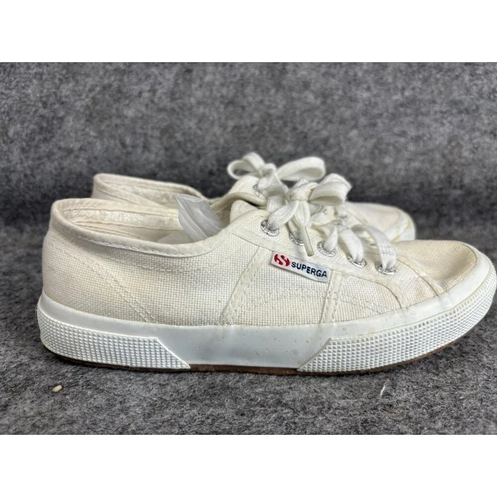 Superga Shoes Womens Size 38 Low Top Canvas Classic Lace Up Casual Sneakers‎